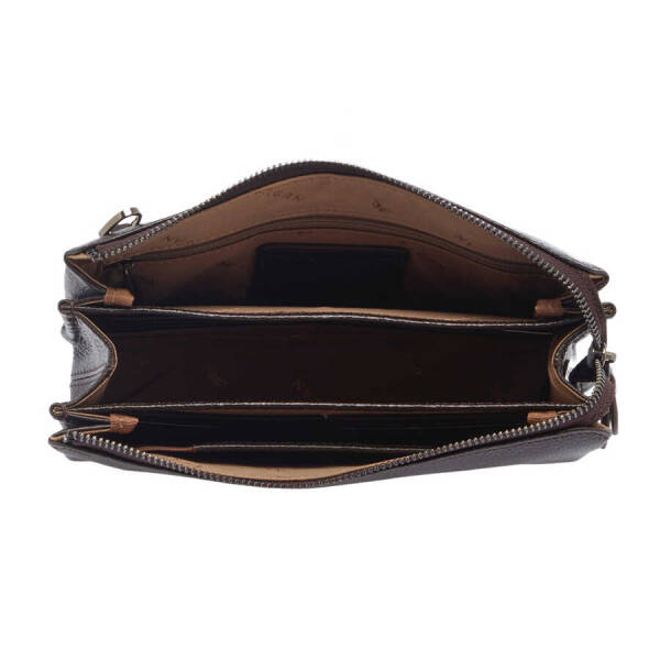 Kahverengi Deri Erkek El Çantası - S1PC00021239-A7P - 4