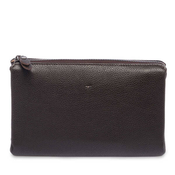 Kahverengi Hakiki Deri Erkek El Çantası - S1PC00021239-A7P - 1