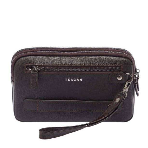 Kahverengi Deri Erkek El Çantası - S1PC00021488-A7P - 3