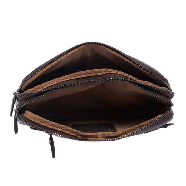 Kahverengi Deri Erkek El Çantası - S1PC00021488-A7P - 4