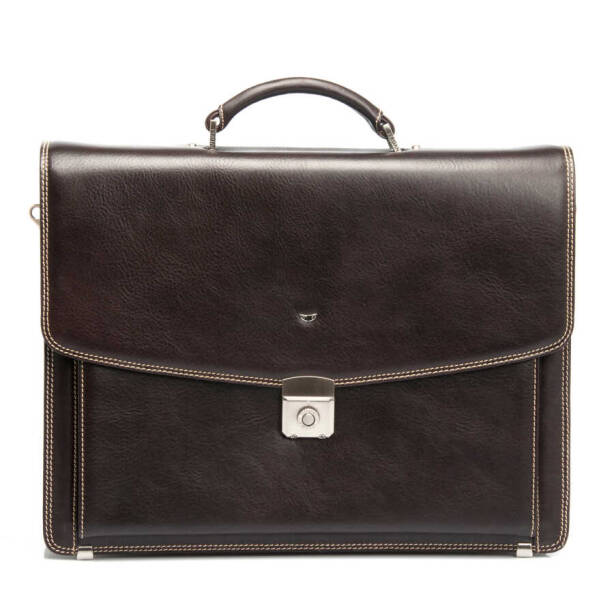 Kahverengi Deri Erkek Evrak Çantası - S1EV00002634-A98 