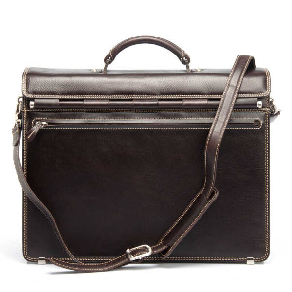 Kahverengi Deri Erkek Evrak Çantası - S1EV00002634-A98 - 3