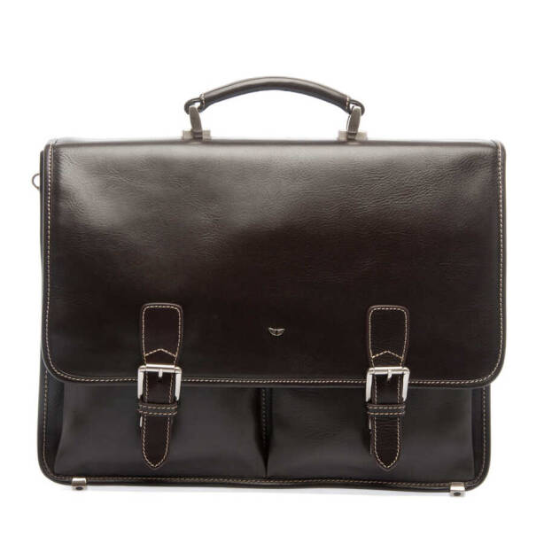 Kahverengi Deri Erkek Evrak Çantası - S1EV00002775-A98 