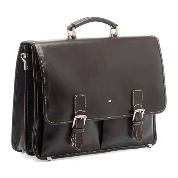 Kahverengi Deri Erkek Evrak Çantası - S1EV00002775-A98 - 2