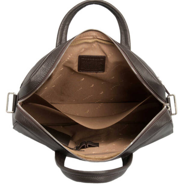 Kahverengi Hakiki Deri Erkek Evrak Çantası - S1EV00021140-A42 - 4