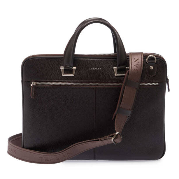 Kahverengi Deri Erkek Evrak Çantası - S1EV00021252-W14 - 3