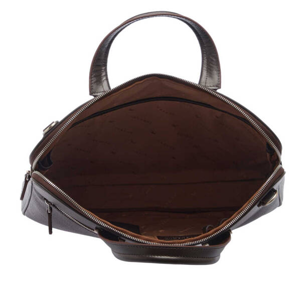 Kahverengi Deri Erkek Evrak Çantası - S1EV00021252-W14 - 4