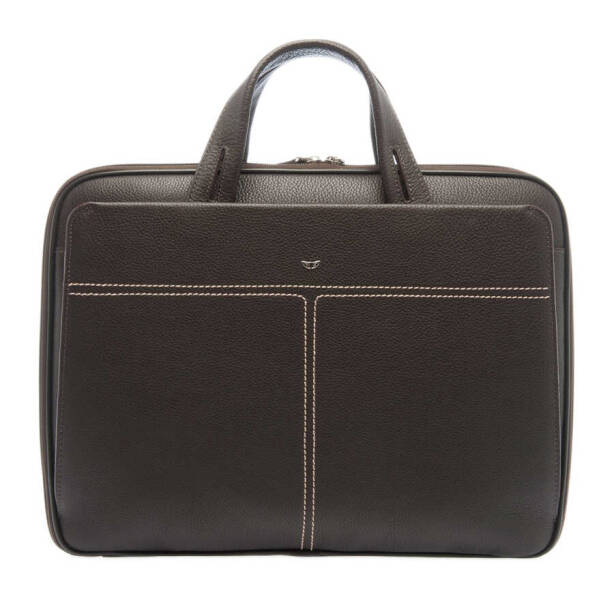 Kahverengi Deri Erkek Evrak Çantası - S1EV00021269-A7P - 1