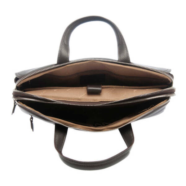 Kahverengi Deri Erkek Evrak Çantası - S1EV00021388-A42 - 4