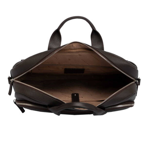 Kahverengi Deri Erkek Evrak Çantası - S1EV00021411-W14 - 4