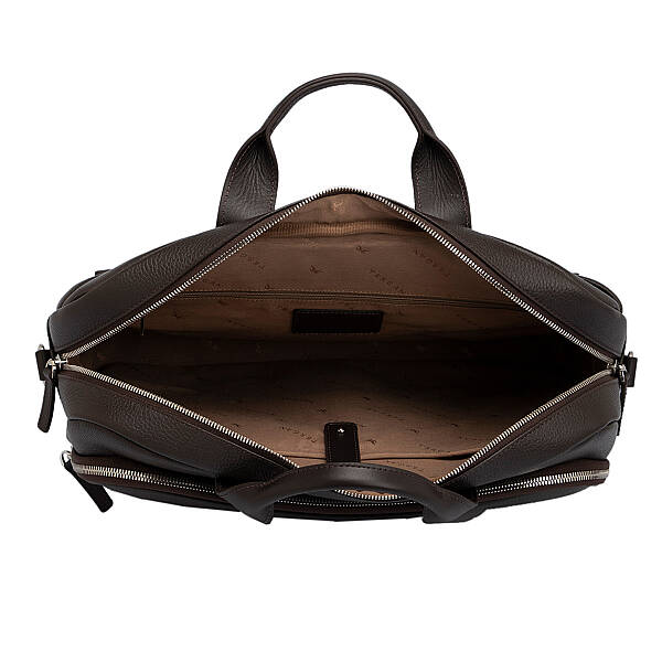 Kahverengi Hakiki Deri Erkek Evrak Çantası - S1EV00021411-W14 - 4