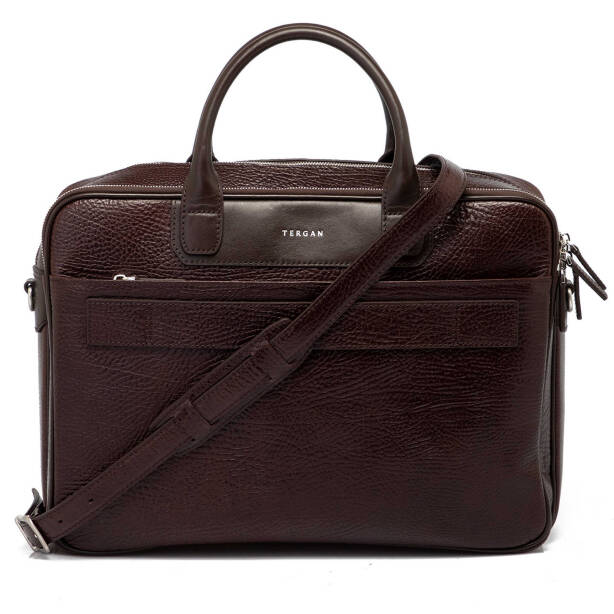 Kahverengi Deri Erkek Evrak Çantası - S1EV00021428-R8U - 3