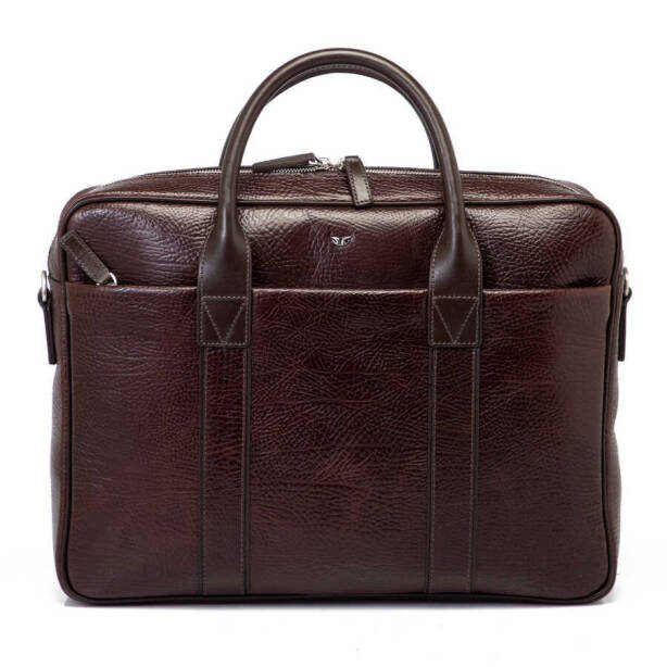 Kahverengi Deri Erkek Evrak Çantası - S1EV00021429-R8U 