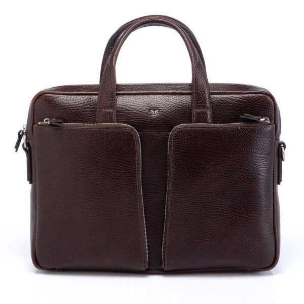 Kahverengi Deri Erkek Evrak Çantası - S1EV00021451-P3Y - 1