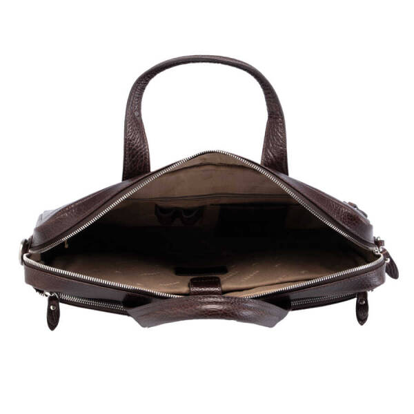 Kahverengi Deri Erkek Evrak Çantası - S1EV00021451-P3Y - 4