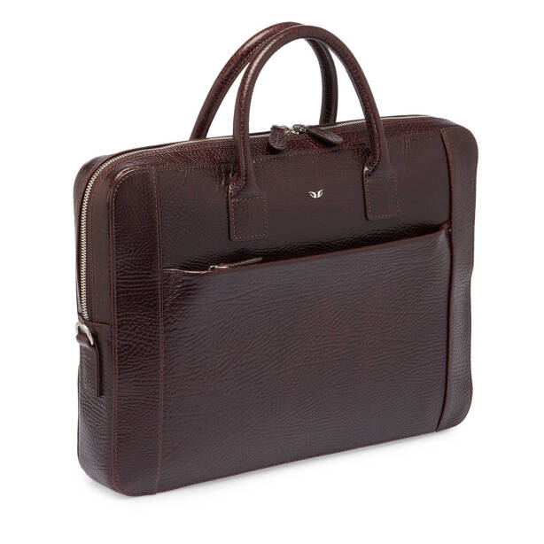 Kahverengi Deri Erkek Evrak Çantası - S1EV00021483-P3Y - 3