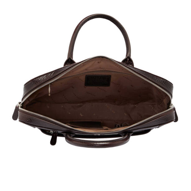 Kahverengi Deri Erkek Evrak Çantası - S1EV00021483-P3Y - 5