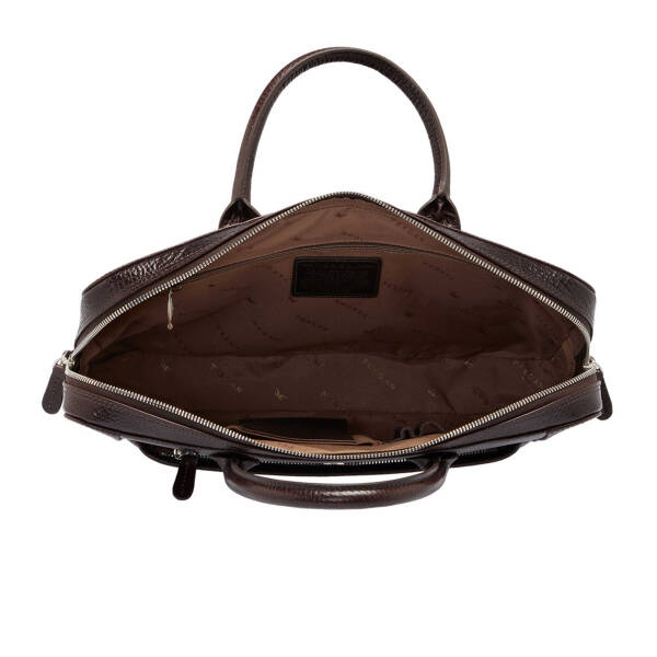 Kahverengi Deri Erkek Evrak Çantası - S1EV00021483-P3Y - 5