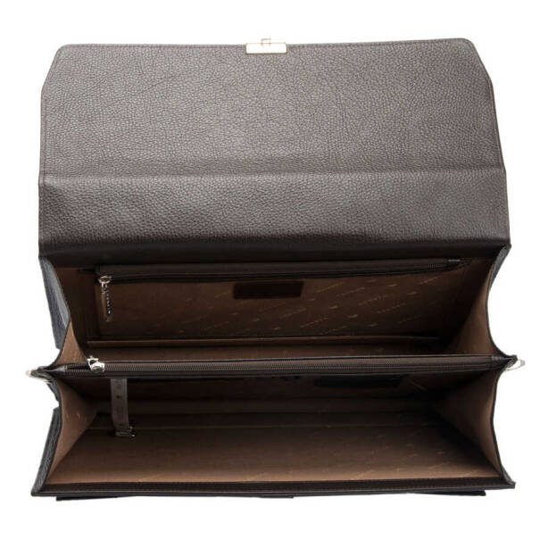 Kahverengi Deri Erkek Evrak Çantası - S1EV00022380-A42 - Tergan