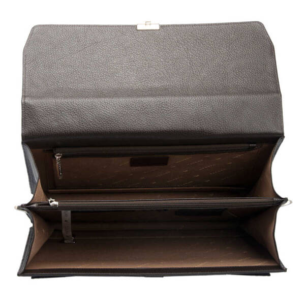 Kahverengi Deri Erkek Evrak Çantası - S1EV00022380-A42 - 4