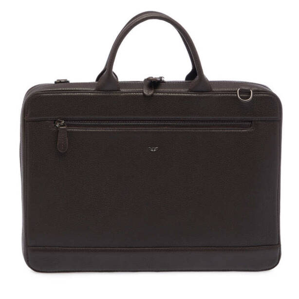 Kahverengi Deri Erkek Evrak Çantası - S1EV00032171-A42 - 1