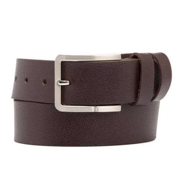 Kahverengi Hakiki Deri Erkek Kemer - S1EK00000309-P1I - Tergan