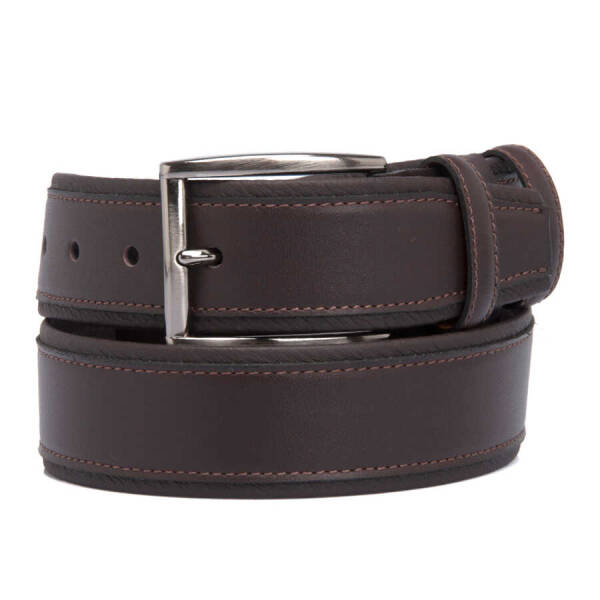 Kahverengi Hakiki Deri Erkek Kemer - S1EK00000312-D63 - 1