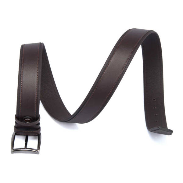 Kahverengi Hakiki Deri Erkek Kemer - S1EK00000312-D63 - 2