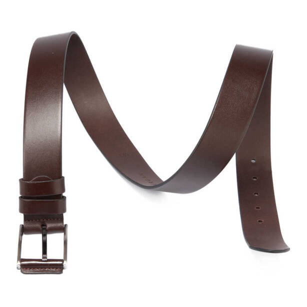 Kahverengi Deri Erkek Kemer - S1EK00000337-D63 - Tergan