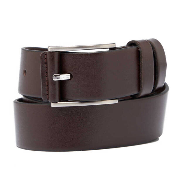 Kahverengi Hakiki Deri Erkek Kemer - S1EK00000337-D63 - 1