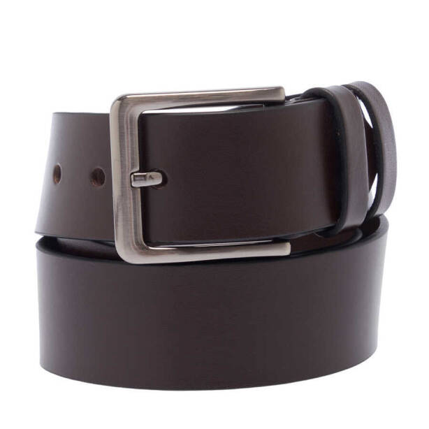 Kahverengi Deri Erkek Kemer - S1EK00000361-B14 - Tergan