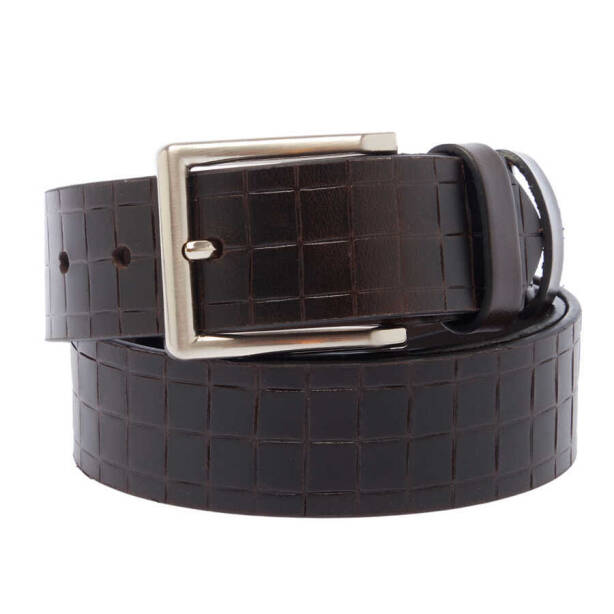 Kahverengi Deri Erkek Kemer - S1EK00000365-D63 - 1