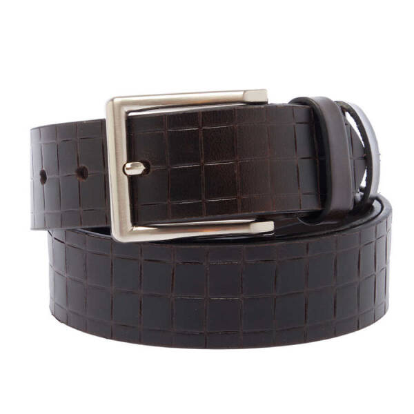 Kahverengi Deri Erkek Kemer - S1EK00000365-D63 - 1