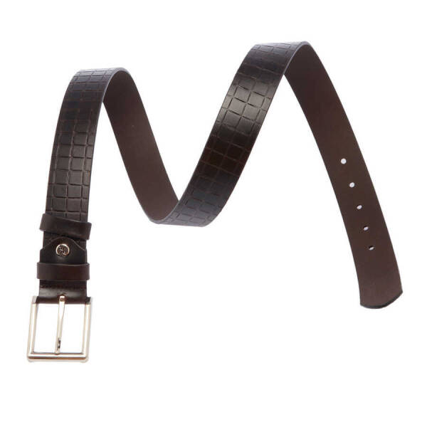 Kahverengi Deri Erkek Kemer - S1EK00000365-D63 - 2