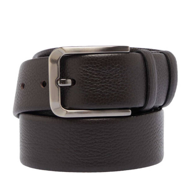 Kahverengi Deri Erkek Kemer - S1EK00000368-A42 - Tergan