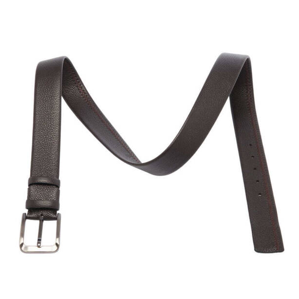 Kahverengi Deri Erkek Kemer - S1EK00000368-A42 - Tergan