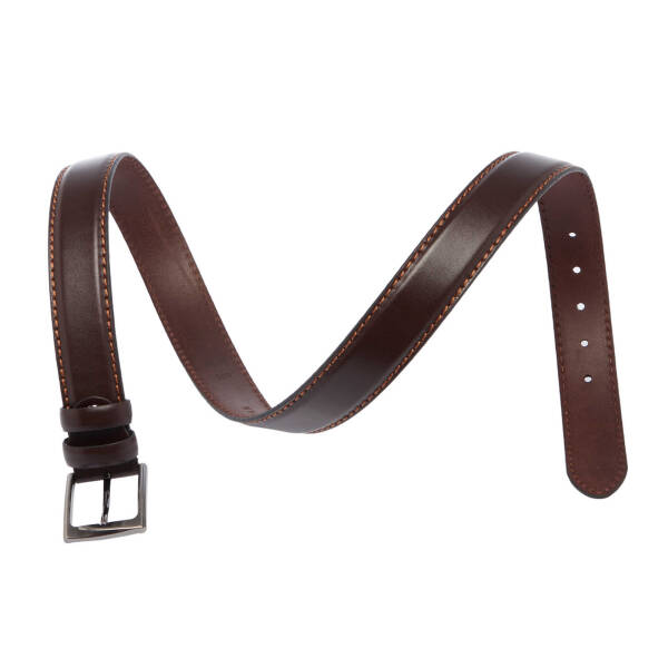 Kahverengi Deri Erkek Kemer - S1EK00000369-D63 - 2