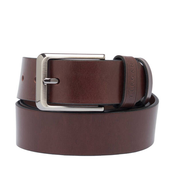 Kahverengi Deri Erkek Kemer - S1EK00000375-D63 - 1