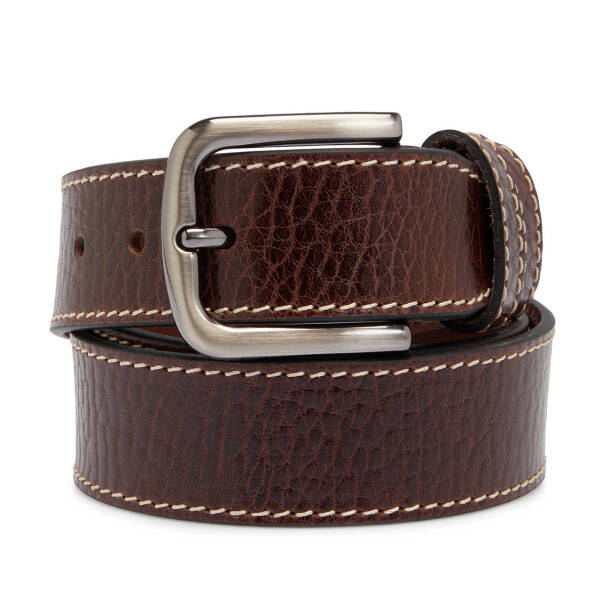 Kahverengi Deri Erkek Kemer - S1EK00000377-D63 - 1