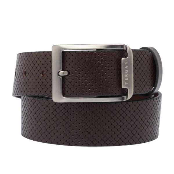 Kahverengi Deri Erkek Kemer - S1EK00000397-D63 - 1