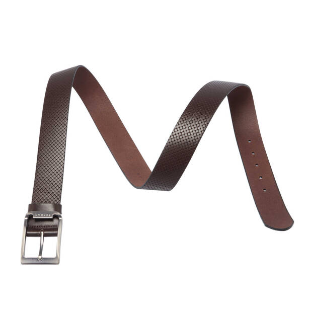 Kahverengi Deri Erkek Kemer - S1EK00000397-D63 - 2