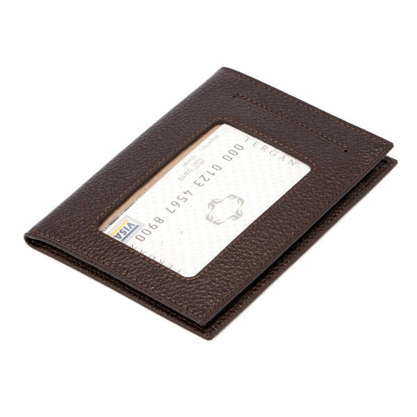 Kahverengi Deri Erkek Kimlik Kabı - S1KI00001582-A7P - 1