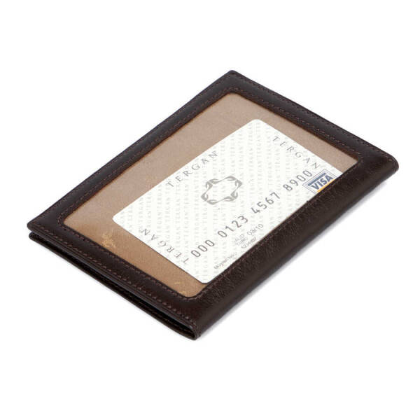 Kahverengi Deri Erkek Kimlik Kabı - S1KI00001582-B07 - 3
