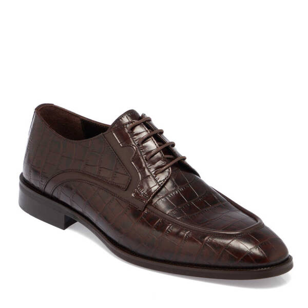 Kahverengi Deri Erkek Klasik Ayakkabı - E24I1AY56658-D70 - 1