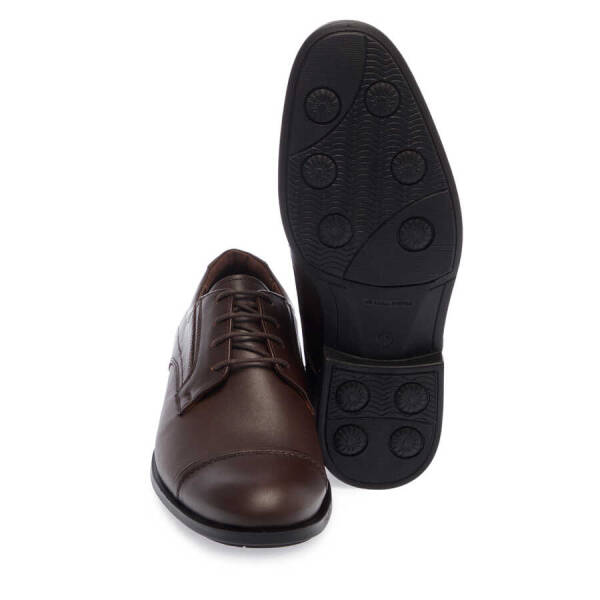 Kahverengi Hakiki Deri Erkek Klasik Ayakkabı - E24I1AY56662-A24 - 4