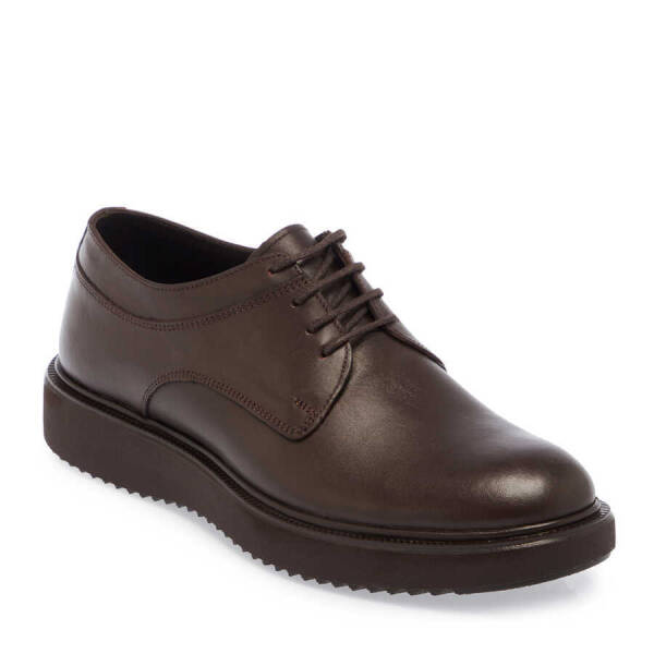 Kahverengi Deri Erkek Klasik Ayakkabı - E24S1AY56943-B90 - 1