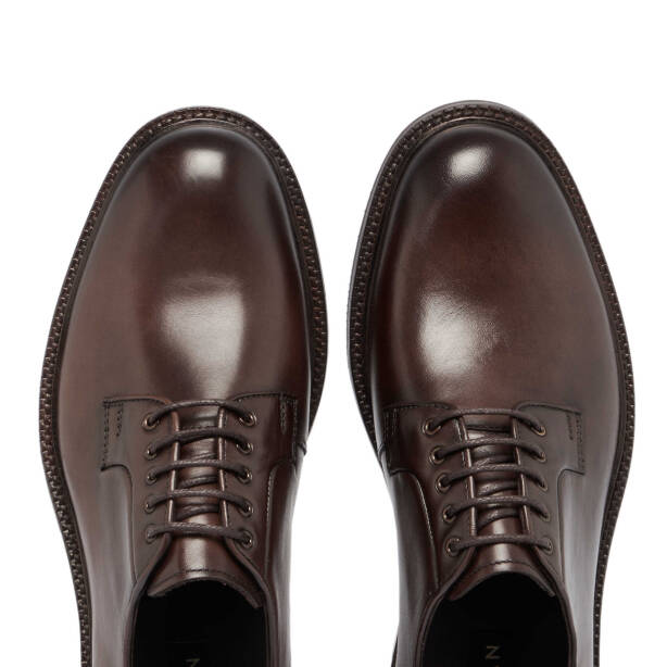 Kahverengi Deri Erkek Klasik Ayakkabı - E24S1AY56973-V94 - 5