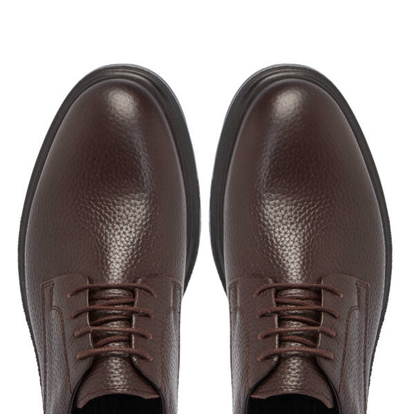 Kahverengi Deri Erkek Klasik Ayakkabı - E24S1AY57031-A42 - 5