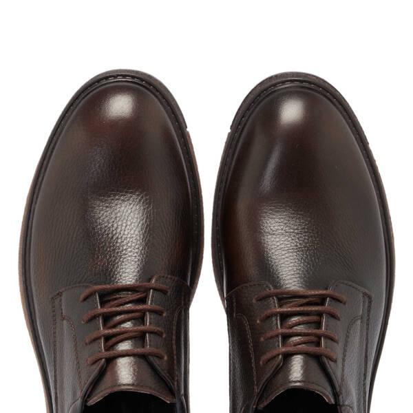 Kahverengi Deri Erkek Klasik Ayakkabı - E24S1AY57032-A24 - 5