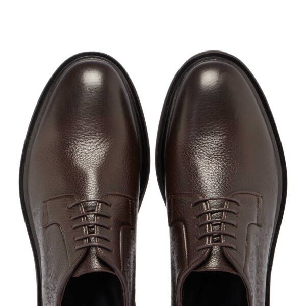 Kahverengi Deri Erkek Klasik Ayakkabı - E24S1AY57045-A24 - 5